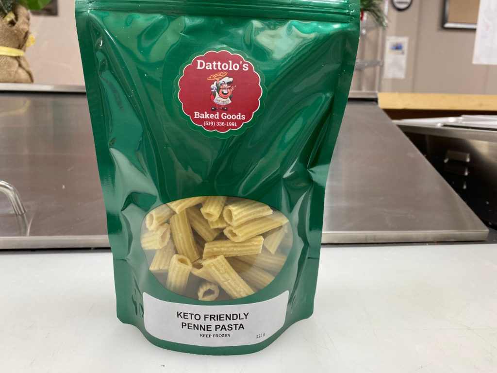 Keto Penne Pasta Dattolo's Baked Goods