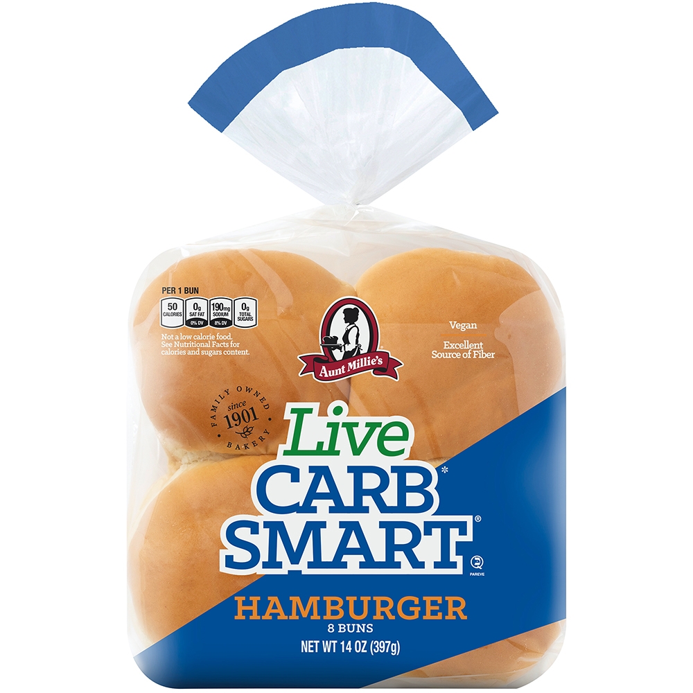 Carb Smart Hamburger Buns